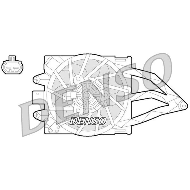 Denso Engine Cooling Fan DER09057