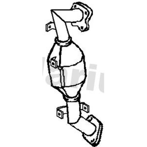 Klarius Catalyst Type Approved With Pipe 322843