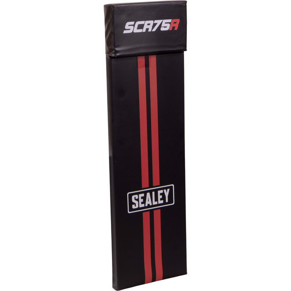 Sealey Main Cushion c/w Headrest Cushion (Red/Black)