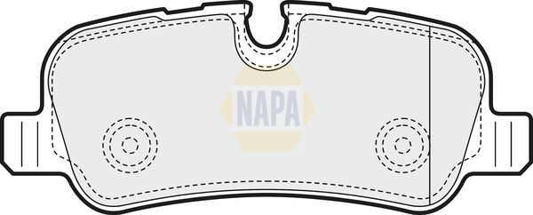 NAPA Front Vented & Rear Vented Brake Discs & Pads fits LAND ROVER