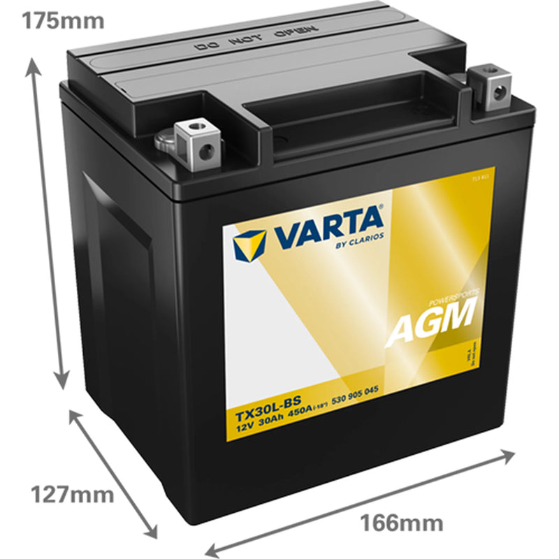 Varta Battery 12V 30Ah 450A 530905045K544