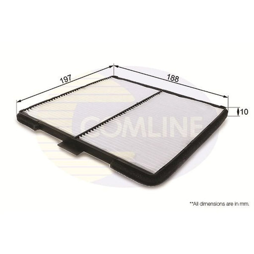 Comline Cabin Air Filter (Pollen Filter) EKF272