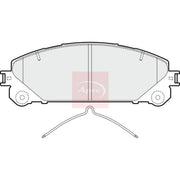 Apec Front Brake Pad Set PAD1853