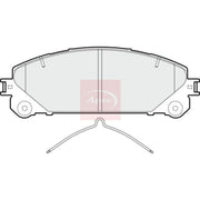 Apec Front Brake Pad Set PAD1853