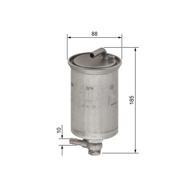 Bosch Fuel Filter Element 0 450 906 431