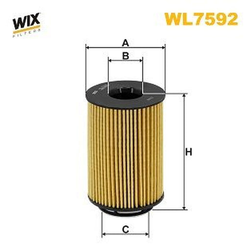 WIX Engine Oil Filter WL7592