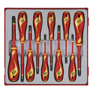 Teng Tools Insulated Screwdriver Set Mixed TT2 10 Pieces