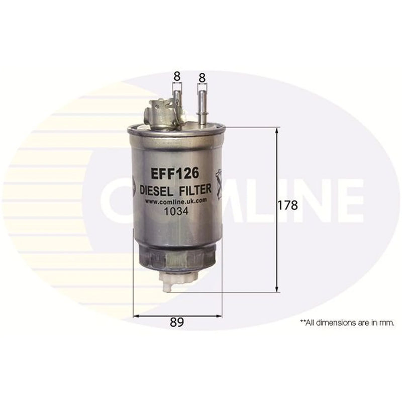Comline Fuel Filter Element EFF126