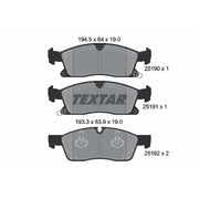 Textar Front Brake Pad Set 2519002