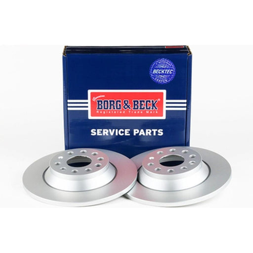 Genuine Key Parts Rear Brake Disc Pair Kbd5331 Bosch  - Town Parts