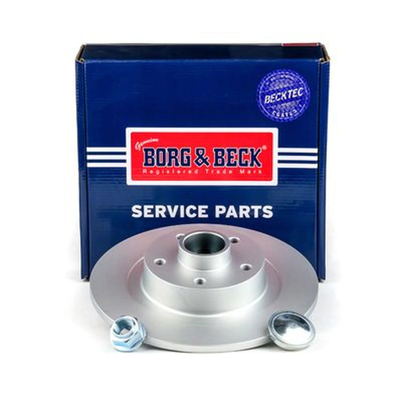 Borg & Beck 2 x Solid Rear Brake Discs BBD6218S