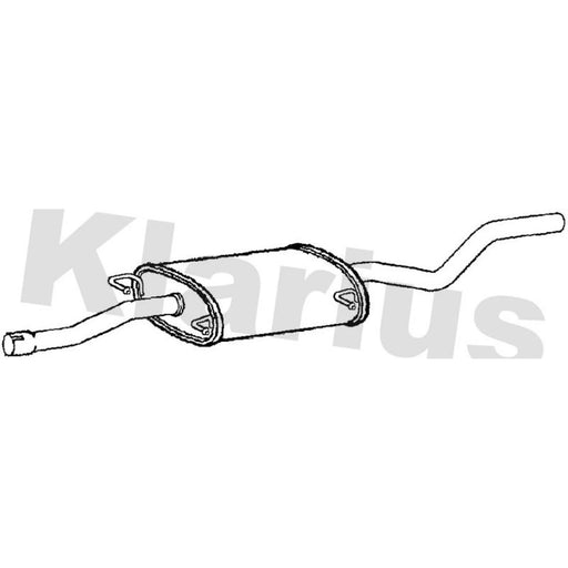 Klarius Box With Centre Pipe Centre MZ568J