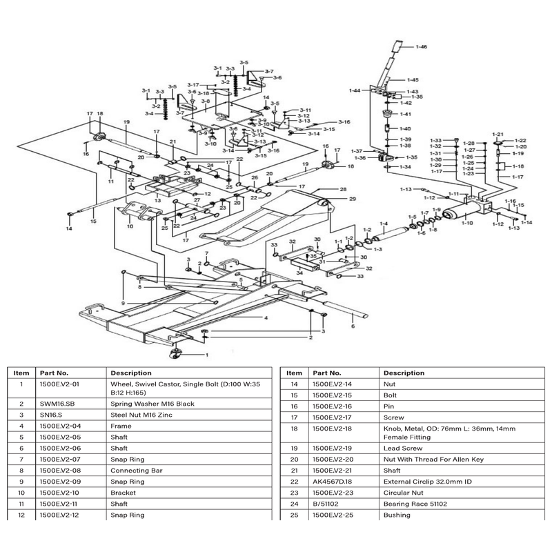 Sealey Bracket