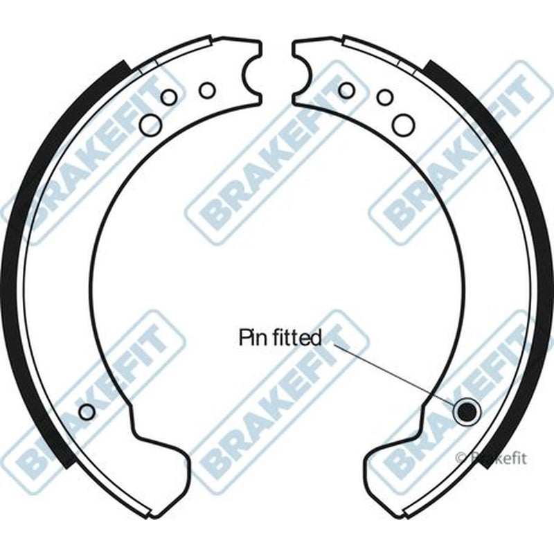 Apec Brake Shoe Set Axle Kit BSH1089