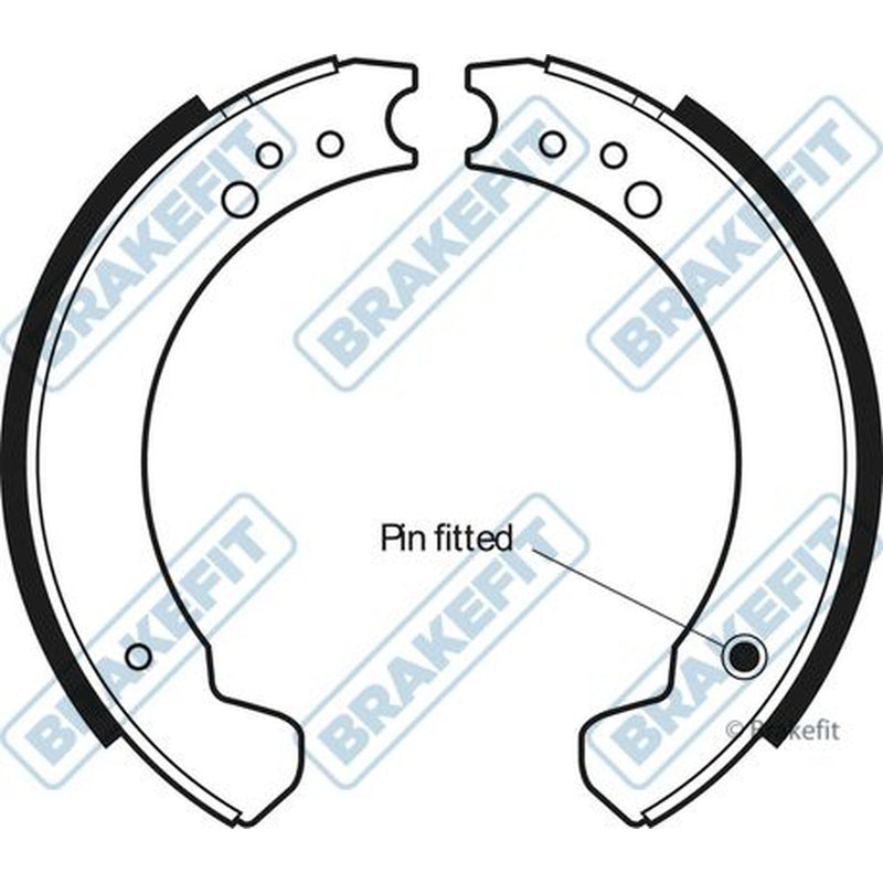 Apec Brake Shoe Set Axle Kit BSH1089
