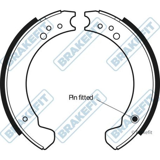 Apec Brake Shoe Set Axle Kit BSH1089