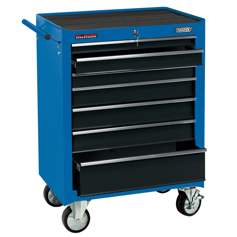Draper Roller Tool Cabinet 7 Drawer 26" Blue