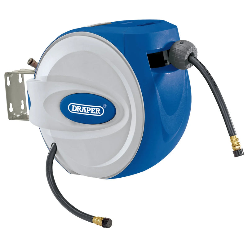Draper Retractable Air Hose Reel 10m with 1/4 BSP Connectors