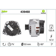 Valeo Car Alternator 12V 439468