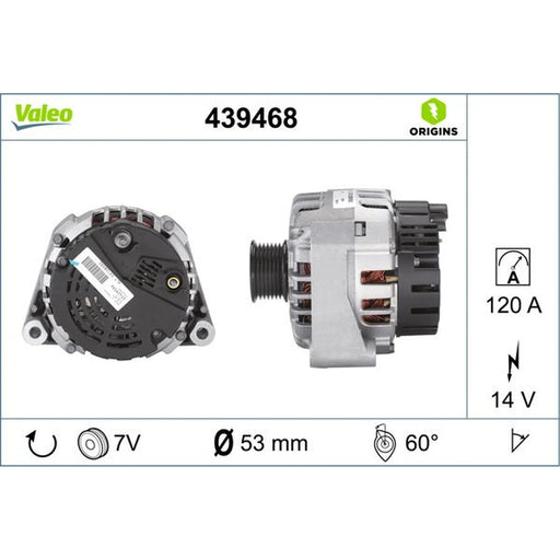 Valeo Car Alternator 12V 439468