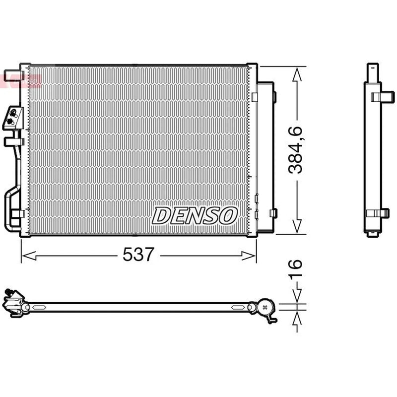 Denso Air Conditioning Condenser DCN41021