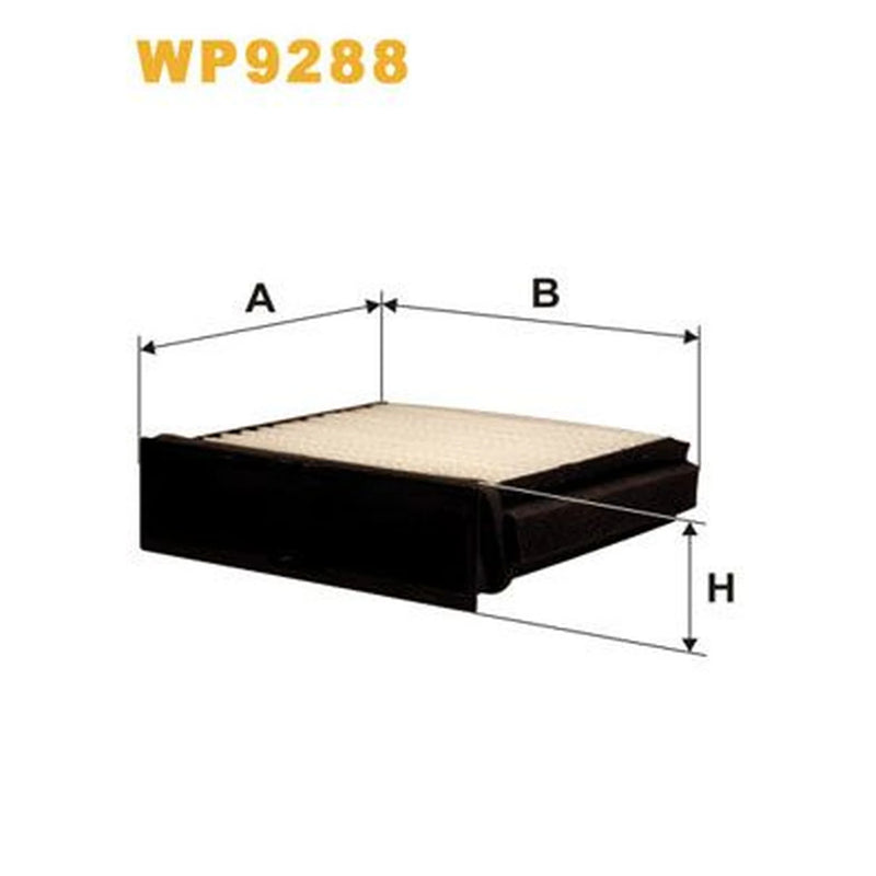 WIX Cabin Air Filter (Pollen Filter) WP9288