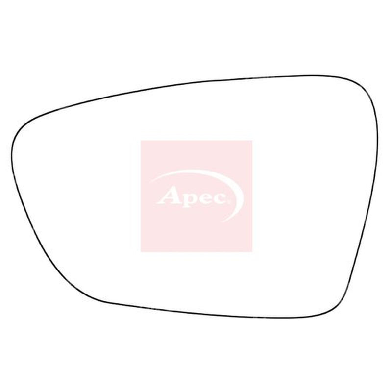 Apec Exterior Wing Mirror Glass Left AMS2667