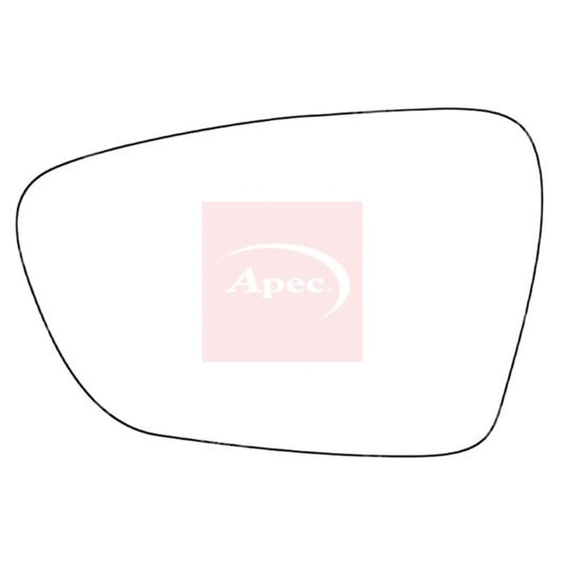 Apec Exterior Wing Mirror Glass Left AMS2667