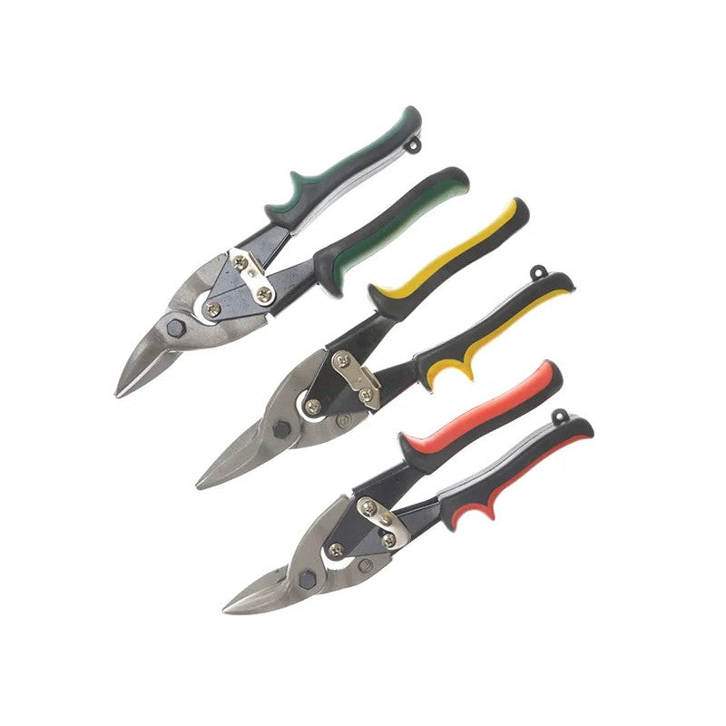 BlueSpot Tools Aviation Tinsnips Set, 3 Piece - 09305