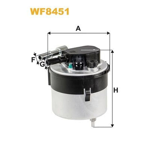 WIX Fuel Filter Element WF8451