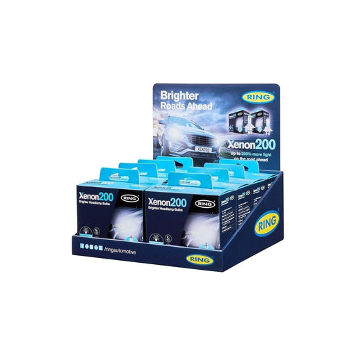 Ring Xenon200 Counter Top Display H4 H7 - BU0200 Ring  - Town Parts