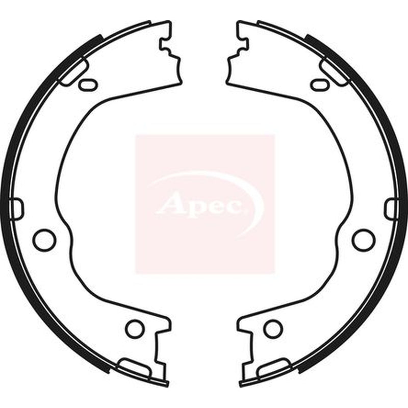 Apec Parking Brake Shoe Set SHU788