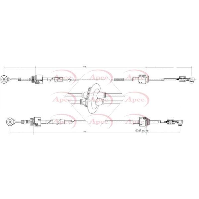 Apec Manual Transmission Cable Pull CAB7014