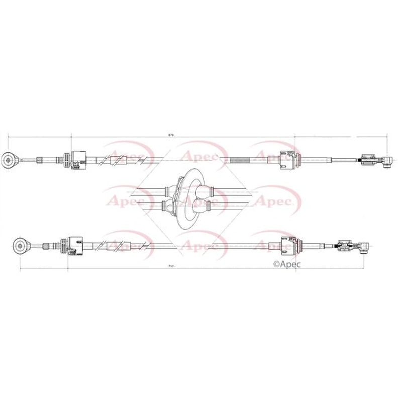 Apec Manual Transmission Cable Pull CAB7014