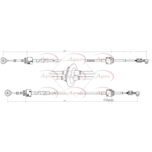 Apec Manual Transmission Cable Pull CAB7014