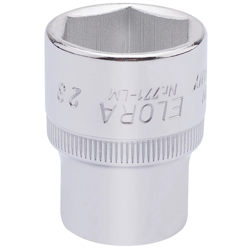 Elora Hexagon Socket, 1/2" Sq. Dr. - Multiple Length Options