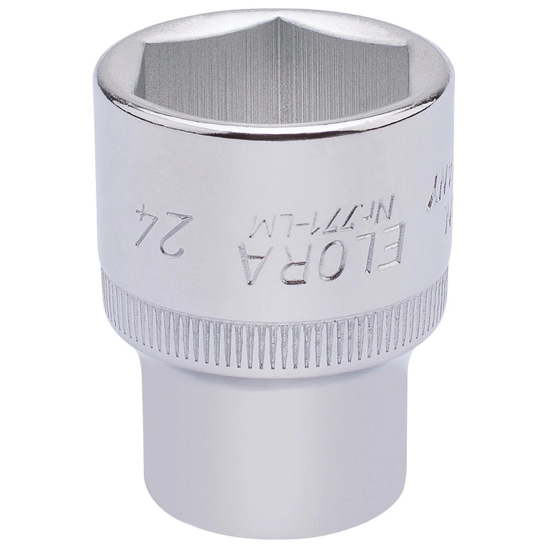 Elora Hexagon Socket, 1/2" Sq. Dr. - Multiple Length Options