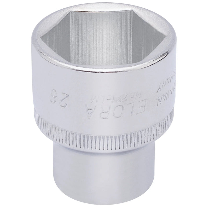 Elora Hexagon Socket, 1/2" Sq. Dr. - Multiple Length Options