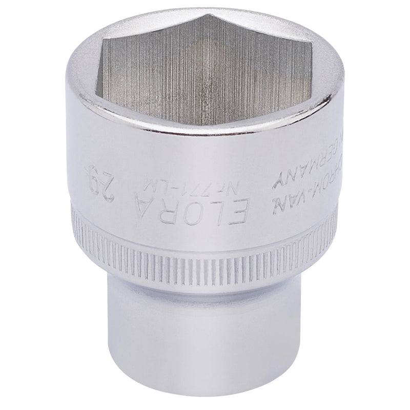 Elora Hexagon Socket, 1/2" Sq. Dr. - Multiple Length Options