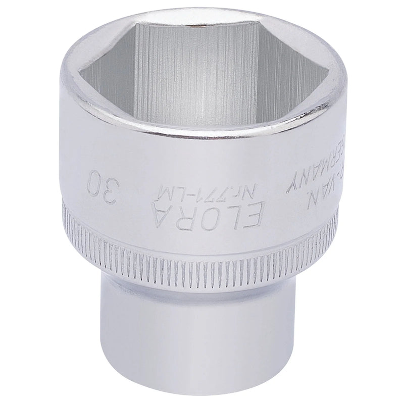 Elora Hexagon Socket, 1/2" Sq. Dr. - Multiple Length Options