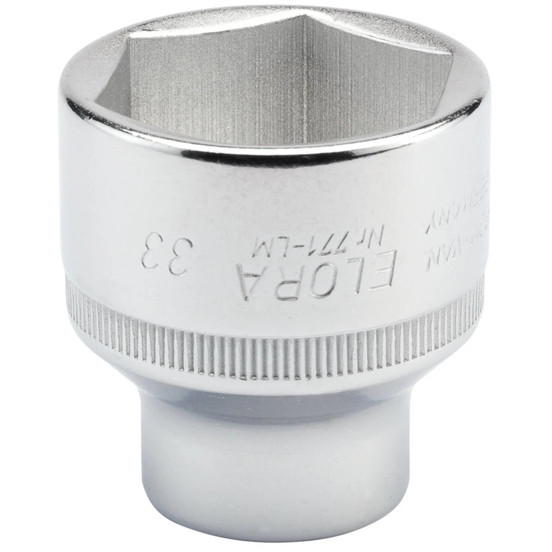 Elora Hexagon Socket, 1/2" Sq. Dr., Professional Quality