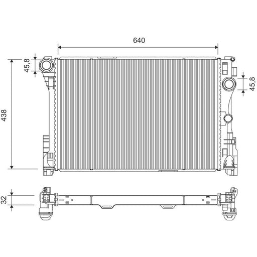 Valeo Engine Radiator 701371
