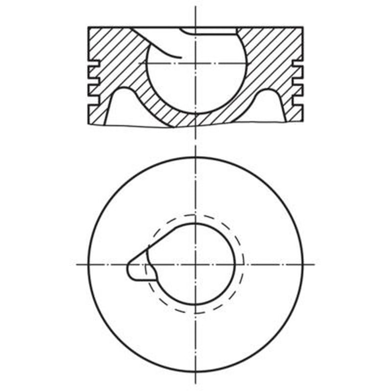 Mahle Piston Cylinder Bore = 98mm 592 05 00
