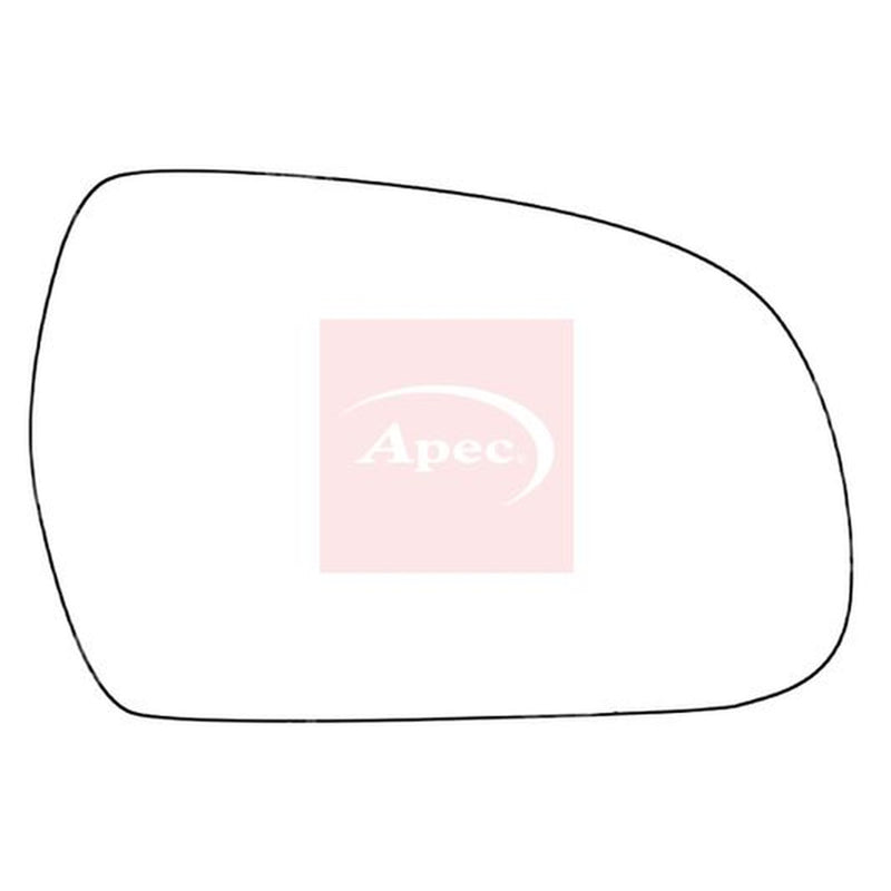 Apec Exterior Wing Mirror Glass Right AMS2056