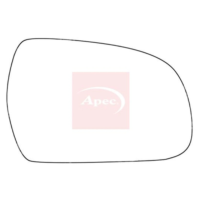 Apec Exterior Wing Mirror Glass Right AMS2056