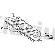 Klarius Box With Centre Pipe Centre SK104K