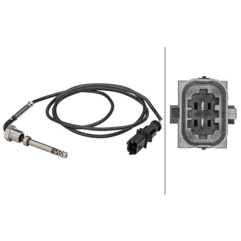 Hella Exhaust Gas Temperature Sensor after soot particulate f 6PT 358 181-491