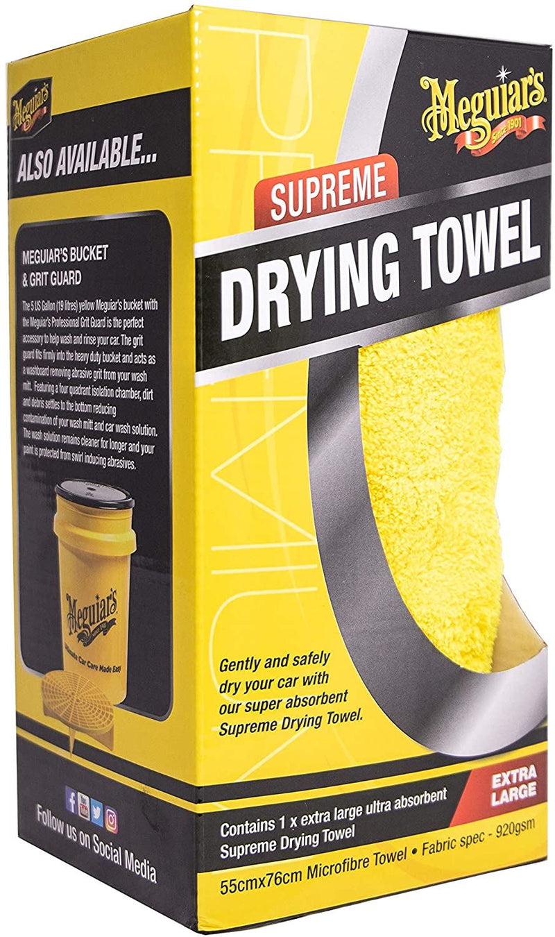 Meguiar's Supreme Drying Towel Extra Large 55cm x 76cm