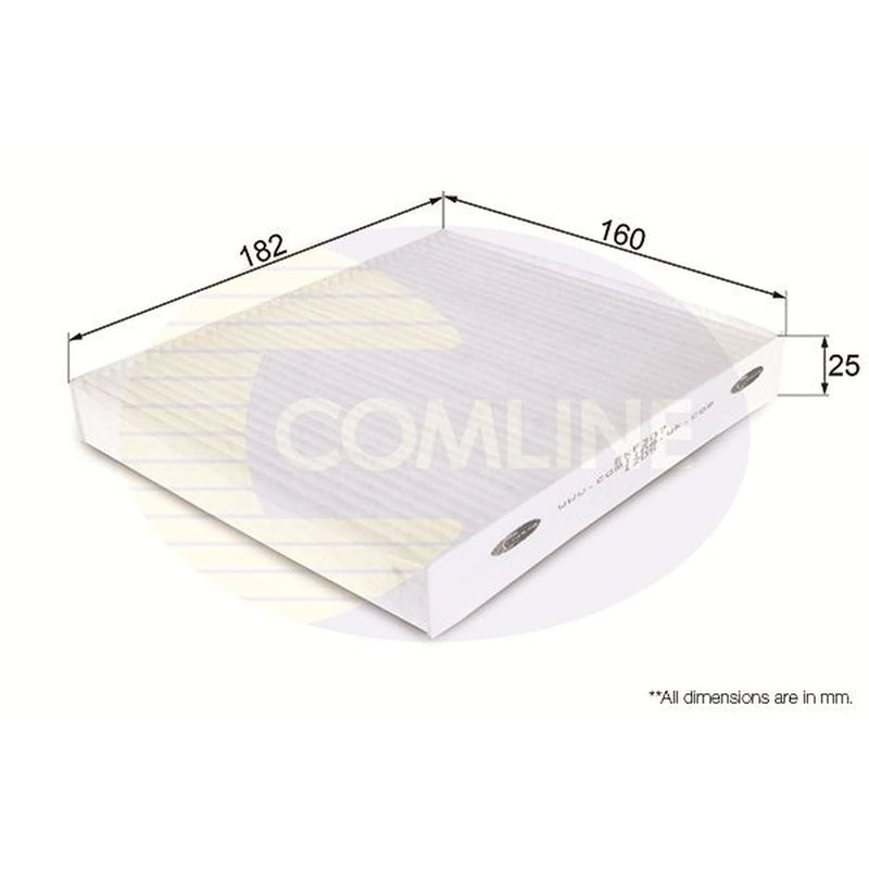 Comline Cabin Air Filter (Pollen Filter) EKF307