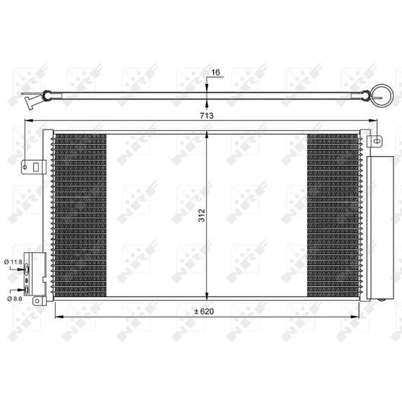NRF Air Conditioning Condenser 35750